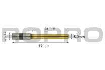 Paper drillbits titanium coating 8mm x 52mm