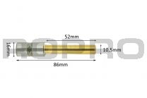 Paper drillbits titanium coating 10,5mm x 52mm L