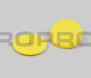 Poster pin kop 30 mm, geel