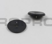 Poster pin kop 30 mm, zwart
