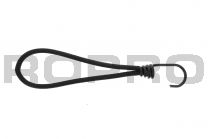 Qfix Bungee loop with hook Basic black 6x200 mm