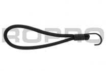 Qfix Bungee loop with hook SH black 8x250 mm