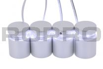 LED Standoffs Quattrofix 25x25 with white light