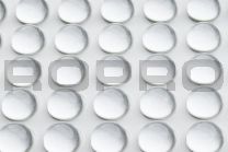 Bumperstops 19mm Hemispherical 9,5mm high transp. 90pcs
