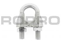 Staaldraadklem 26mm verzinkt