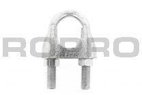 Staaldraadklem 40mm verzinkt