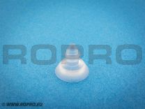 Suction cup Ø 14 mm with button,12 mm high
