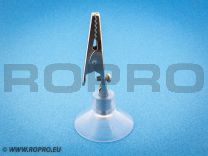 suction cup with alligator clip (right)