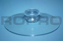 Suction cup Ø 60mm with button-Ø 17mm, neck diameter of 11mm