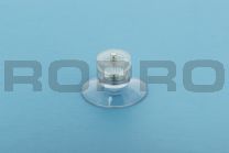 Zuignap 30mm met schroefdraad M4x10 + transparant moertje