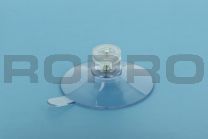 Zuignap 50mm met lip, schroefdraad M4x10mm + transp. moertje