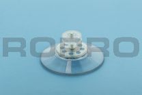 Zuignap 51mm met schroefdraad M4x14 + transparant moertje
