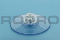 Zuignap 75mm met schroefdraad M4x15 + transparant moertje