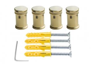 Abstandhalters Quattrofix gold 15x19 mit madenschraube