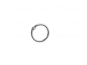 Cardring with hinged 19 mm nickel-plated