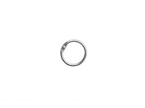 Cardring with hinged 25 mm nickel-plated