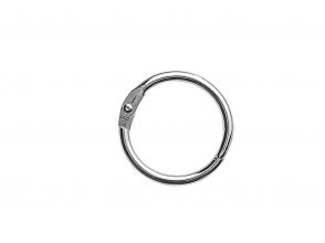 Cardring with hinged 38 mm nickel-plated