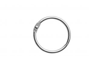 Cardring with hinged 51 mm nickel-plated