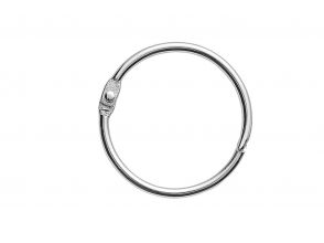 Cardring with hinged 63 mm nickel-plated
