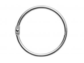 Cardring with hinged 76 mm nickel-plated