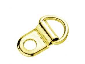 Bookscrew hanger brass