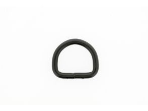 D-Ring 25x4,5mm verzinkt zwart
