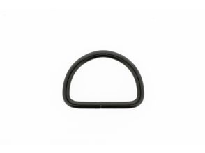 D-Ring 32x4mm verzinkt zwart
