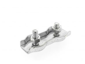 Wire rope clamp Duplex 8mm galvanized