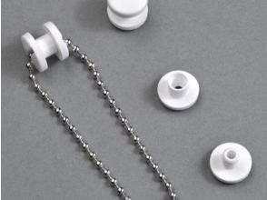 Boekschroef kunststof+gat wit 6 x 5 mm