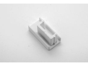 Embout système de suspension Cliprail blanc