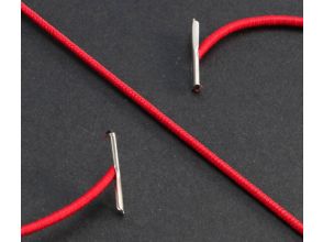 Elastisch koord met metalen T einden 2.2x250 rood