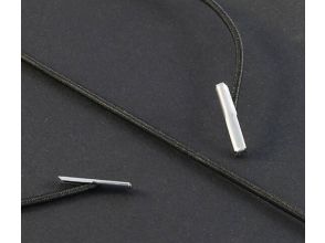 Elastisch koord met metalen T einden 2.2x180 zwart