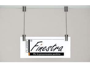 Stainless Steel cable hanging system Finestra Avandgarde