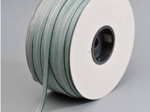 Headband, capable for machines 13 mm, dark green, rechts