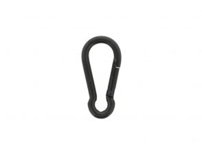 Carabiner 60x6mm galvanized black