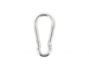 Carabiner 90x9mm galvanized