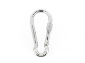 Carabiner screw closure 120x11mm galvanized