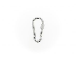 Carabiner screw closure 70x7mm galvanized