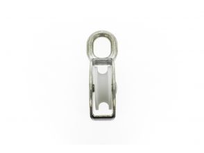 Katrol 30mm enkel, verzinkt