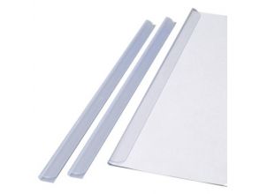 Klemruggen PVC 297 mm, max. vuling 5-6 mm, transparant