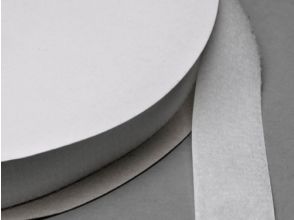 klittenband,LUS om te naaien, 38 mm x 25 mtr wit