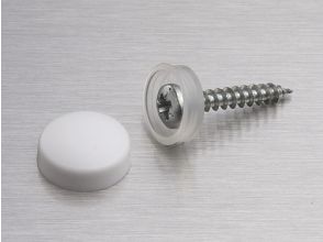 Snap Cap capuchon en plastique 16mm Blanc