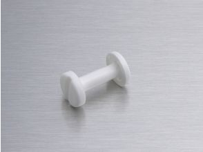 bookscrew nylon white 5 x 15 mm