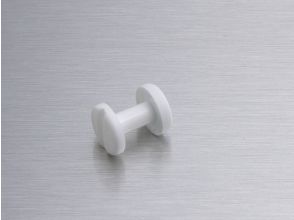 bookscrew nylon white 5 x 10 mm