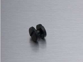 Boekschroef kunststof zwart 5 x 6 mm