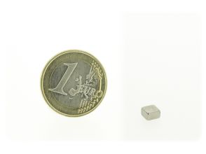 Magnetic block 5x5mm, thickness 3mm, grade N52