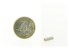 Magnetic block 10x3mm, thickness 2mm, grade H44