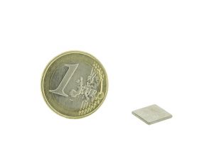 Magnetic block 10x10 mm, thickness: 1 mm, grade N35