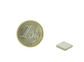 Magnetic block 10x10 mm, thickness: 2 mm, grade N35