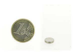 Magneticdisc 9,5mm diameter, 2mm thick, N35